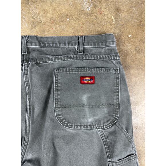 Dickies Carpenter Pants Men’s 40x32 Green Relaxed Fit Utility Workwear - Picture 5 of 12
